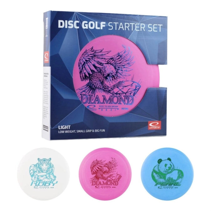 LATITUDE 64 DISC GOLF STARTER SET LIGHT - 3 DISC